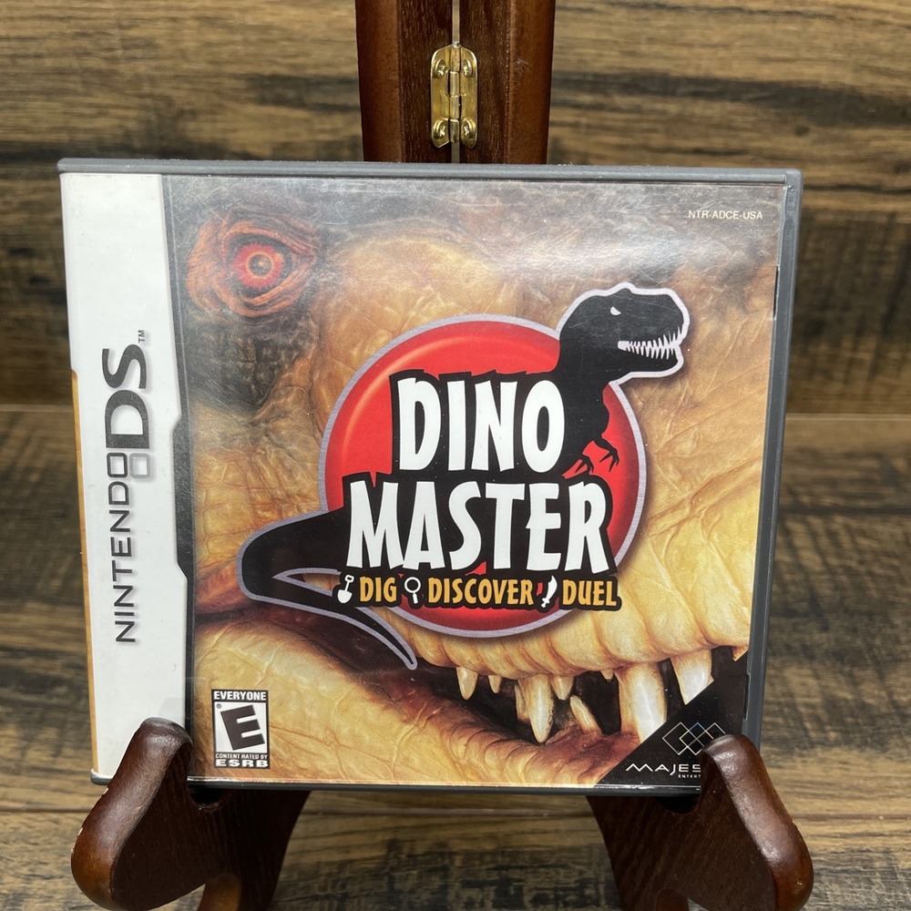 Dino‎ Master: Dig, Discover, Duel (Nintendo DS) CASE ONLY - NO GAME - Authentic